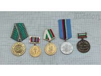 MEDALII ANIVERSARE BULGARIA LOT 5 BUC