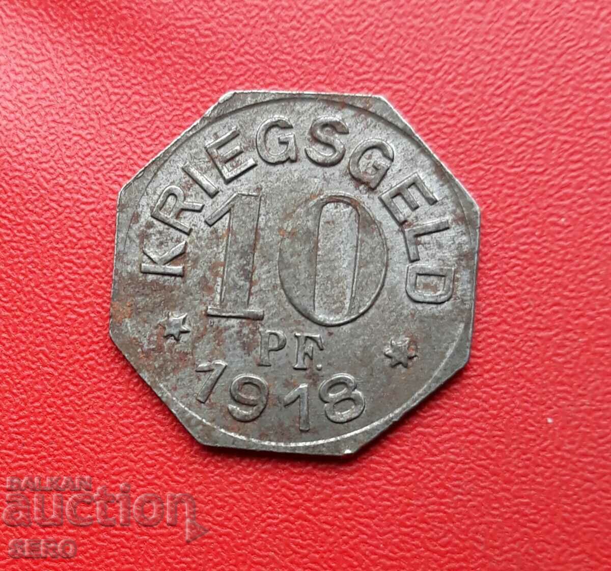 Germany-Baden-Württemberg-Gaildorf-10 Pfennig 1918