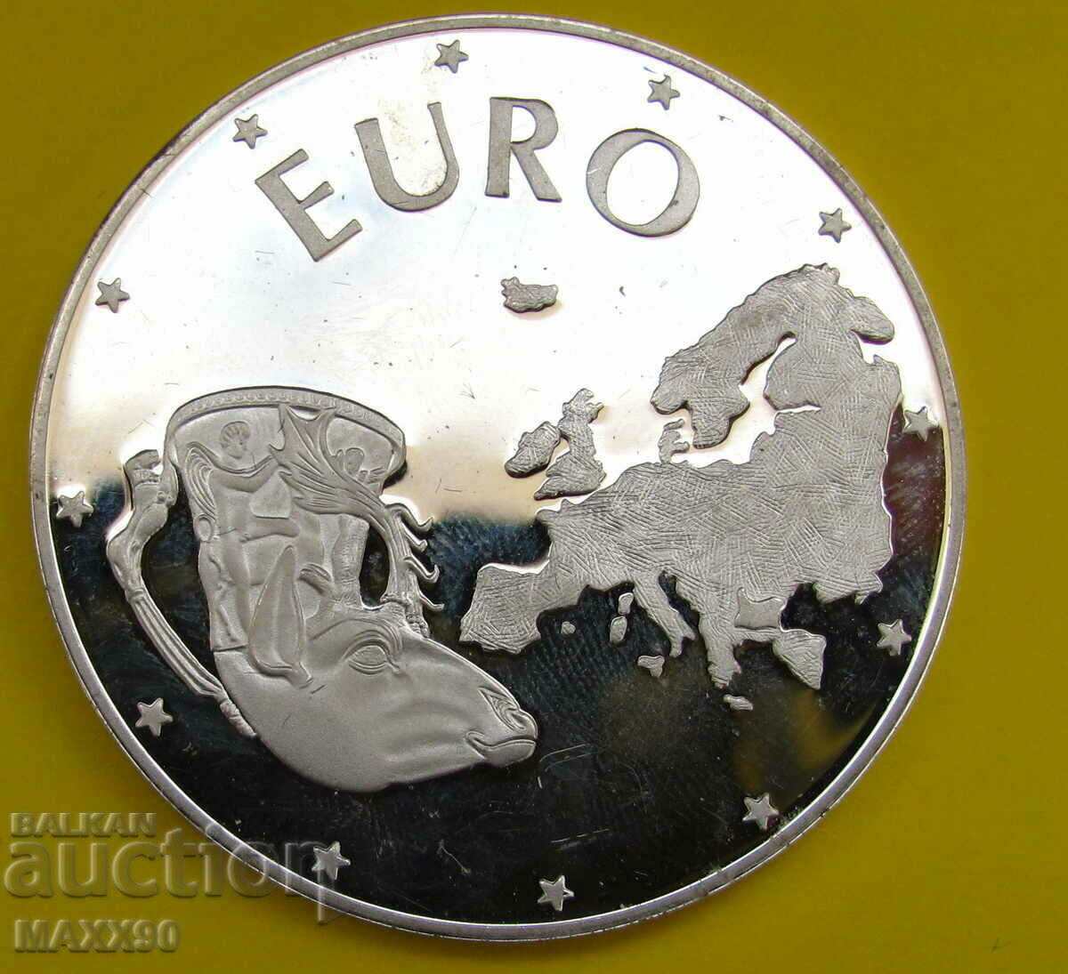 Монета 10 000 лева  1998 г  EURO Ритон