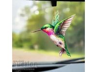 Acrylic Hummingbird Pendant - beautiful and colorful for Prosperi