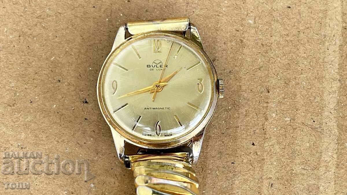 BULER DE LUXE SWISS MADE RARE ΔΕΝ ΛΕΙΤΟΥΡΓΕΙ B Z C !!!!