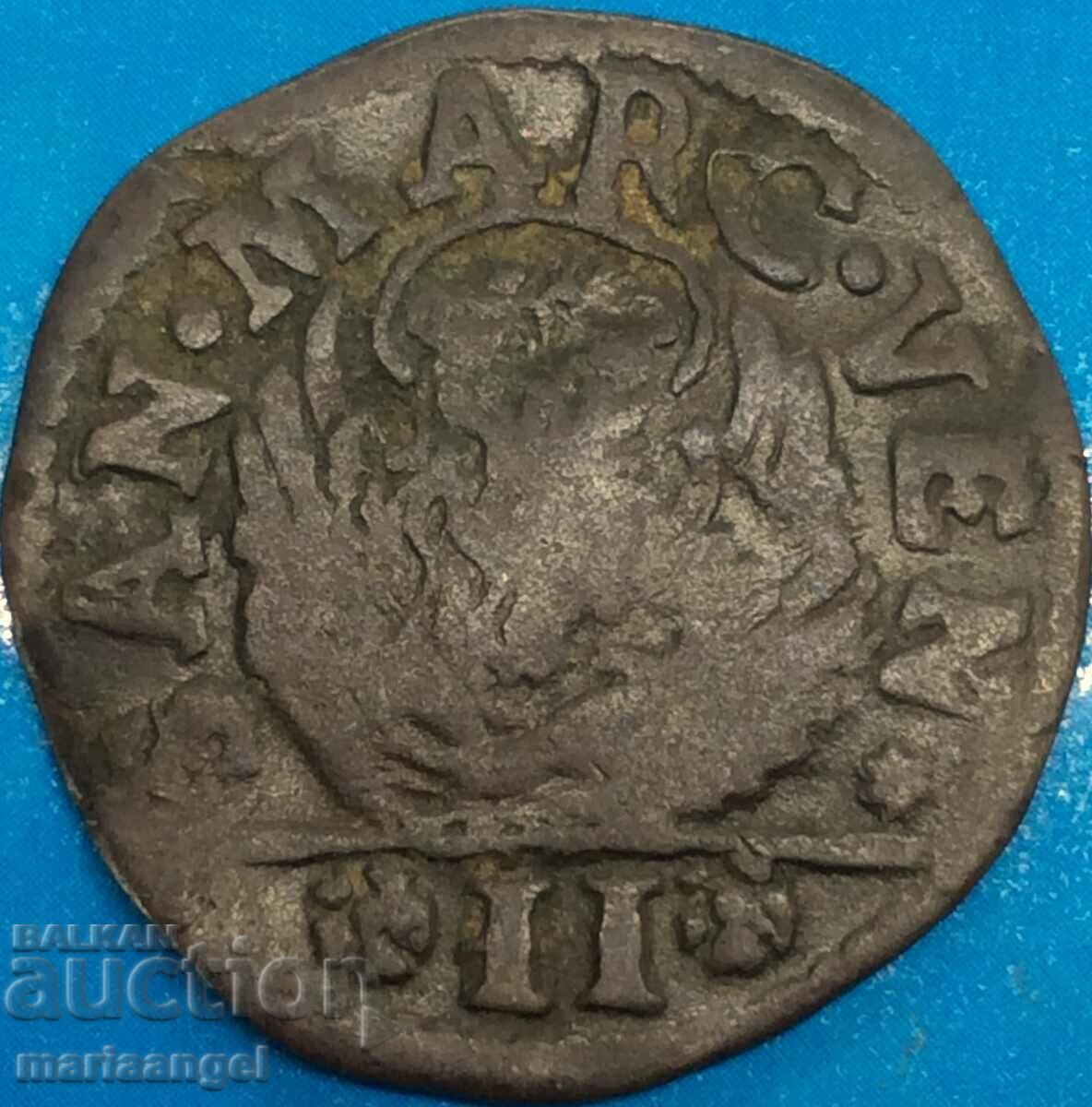 Dalmatia and Albania 2 coins Newspaper Venice "Lion" 6.35g