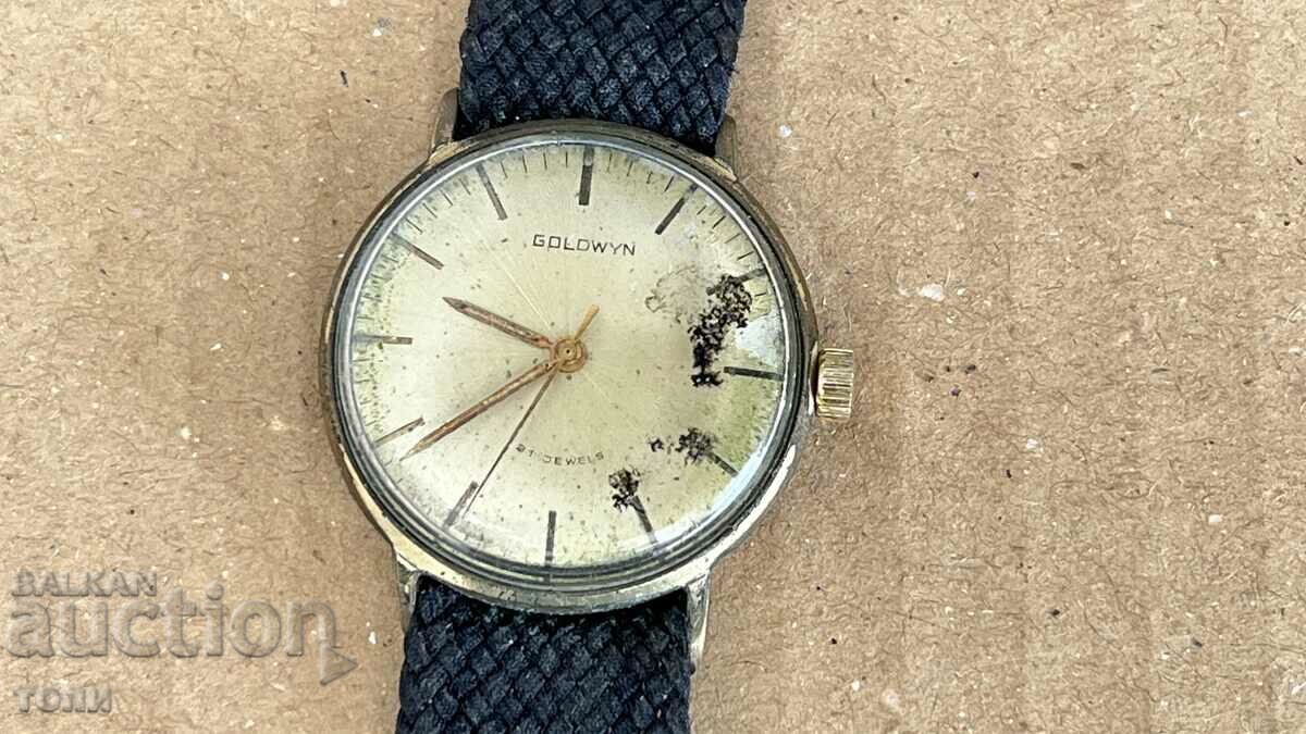 GOLDWYN SWISS MADE CAL H 72 RARE WORKS NO WARRANTY B Z C!