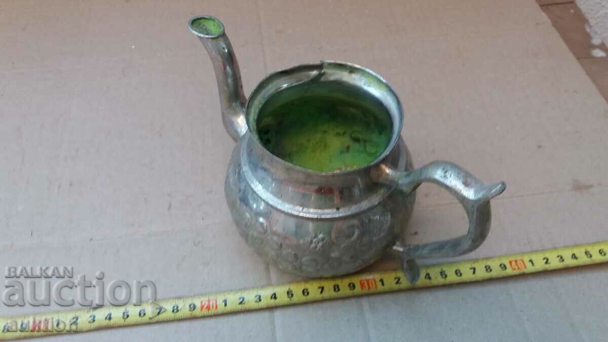 Delivery of SOLID BRONZE SILVER TEAPOT Delivery of SOLID BRONZE SILVER TEAPOT