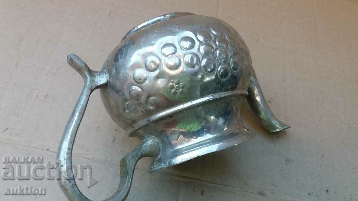 SOLID BRONZE SILVER TEAPOT - 6 SOLID BRONZE SILVER TEAPOT - 6