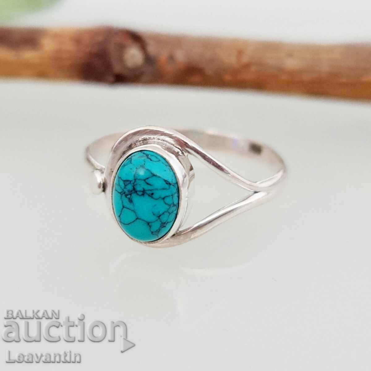 5050 Silver Ring with Turquoise