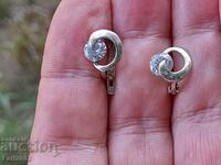 Silver earrings