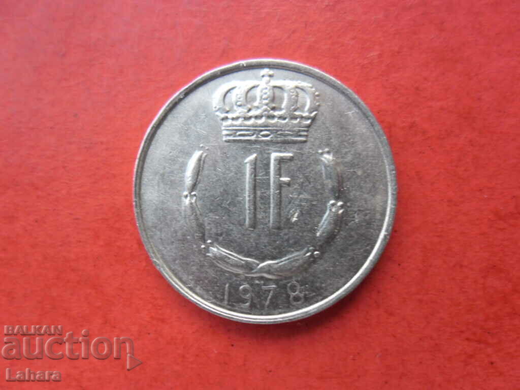 1 franc 1978 Luxembourg