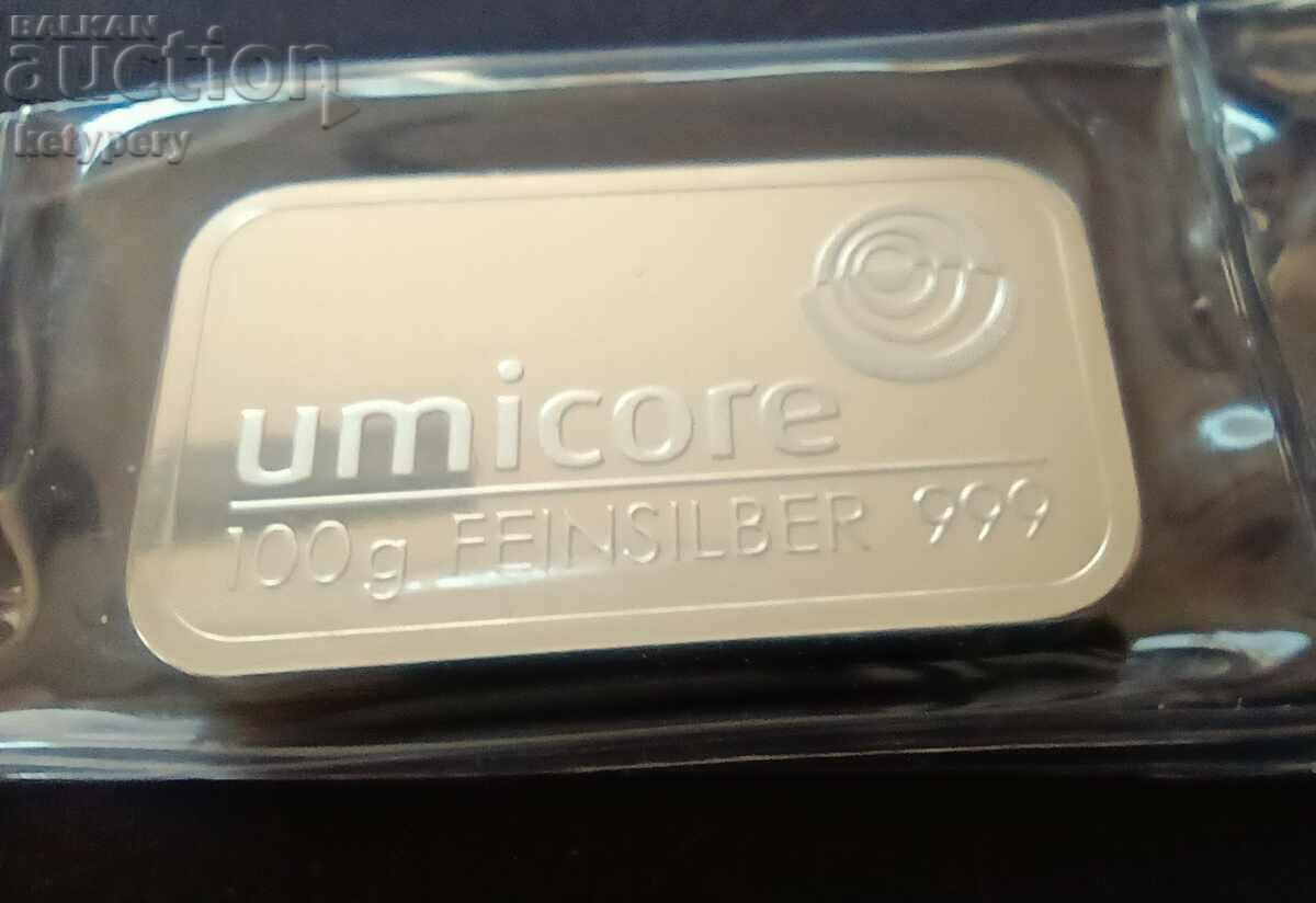 Сребро 100 g UMICORE 999