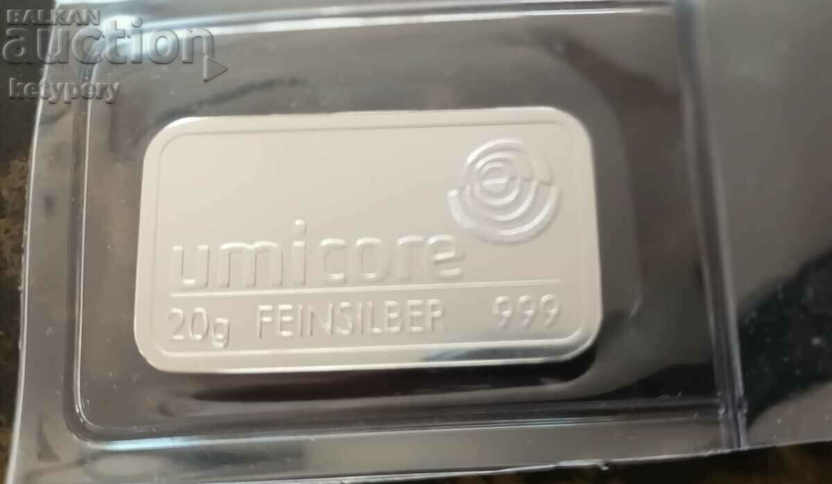 Ασήμι 20 g UMICORE 999