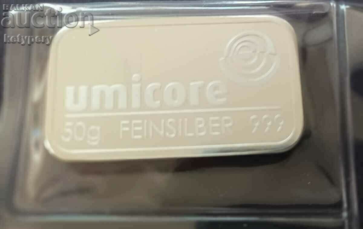 Сребро 50 g UMICORE 999