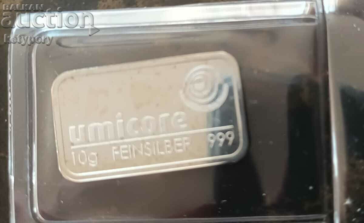 Silver 10 g UMICORE 999