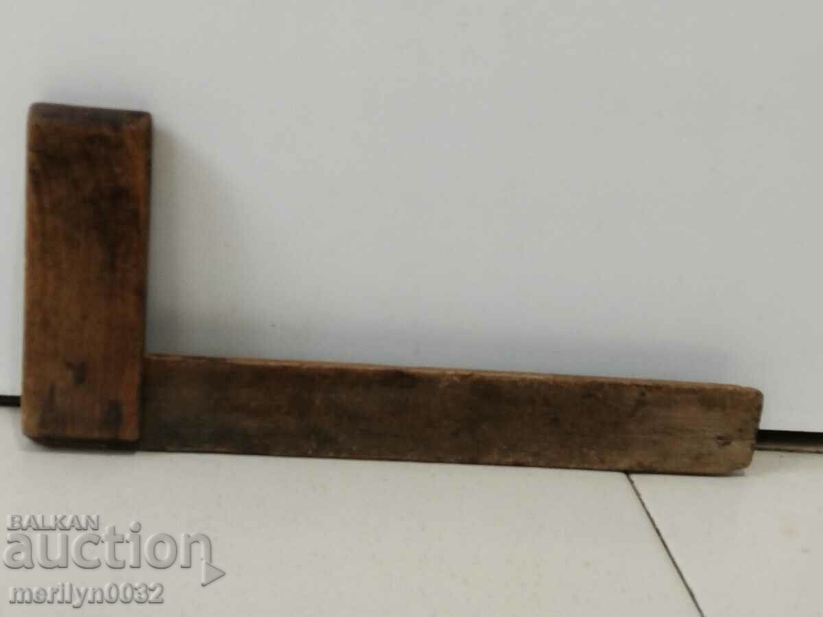 Old carpentry angle wooden tool - 5 Old carpentry angle wooden tool - 5
