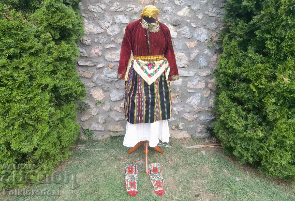 Gostivar women's costume complete with socks