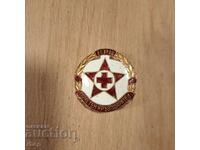 Honorary Blood Donor Old Badge Enamel