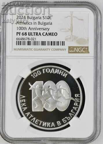 BGN 10 2024 Athletics NGC PF 68 Ultra Cameo