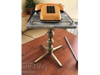 TABLE SIDE TABLE MARBLE BRONZE RETRO