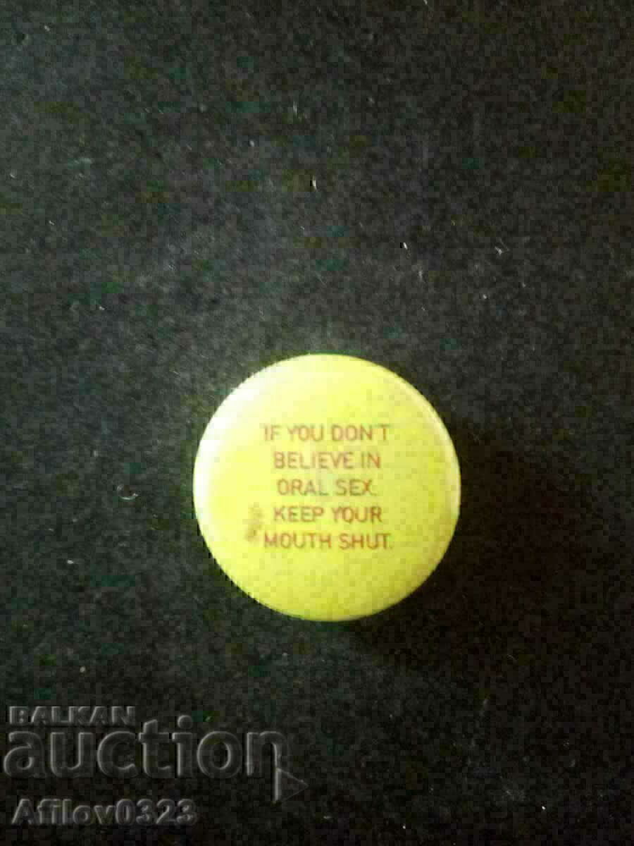 English badge. English badge.