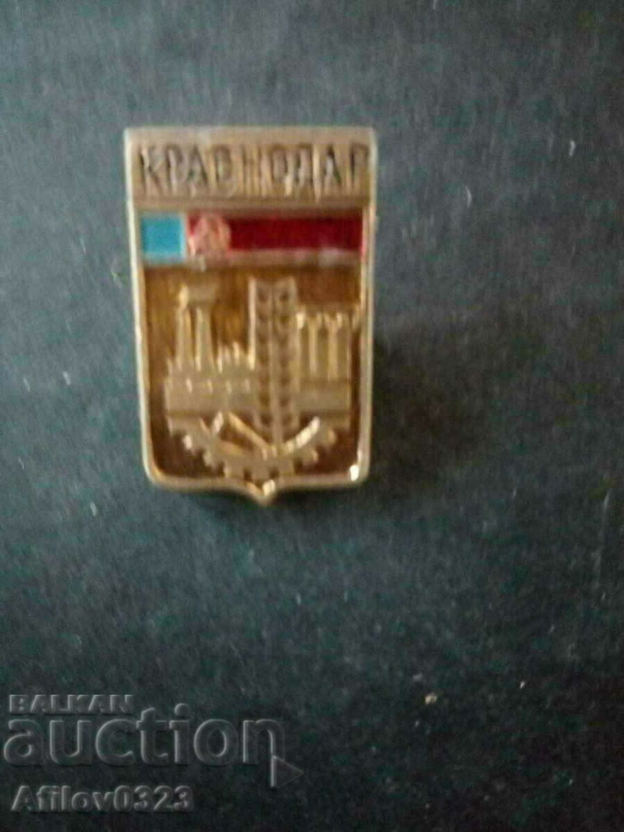 Insigna Krasnodar.