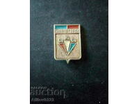 Badge of the city of Monchegorsk, USSR.