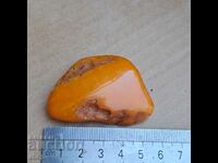 Amber large piece brooch