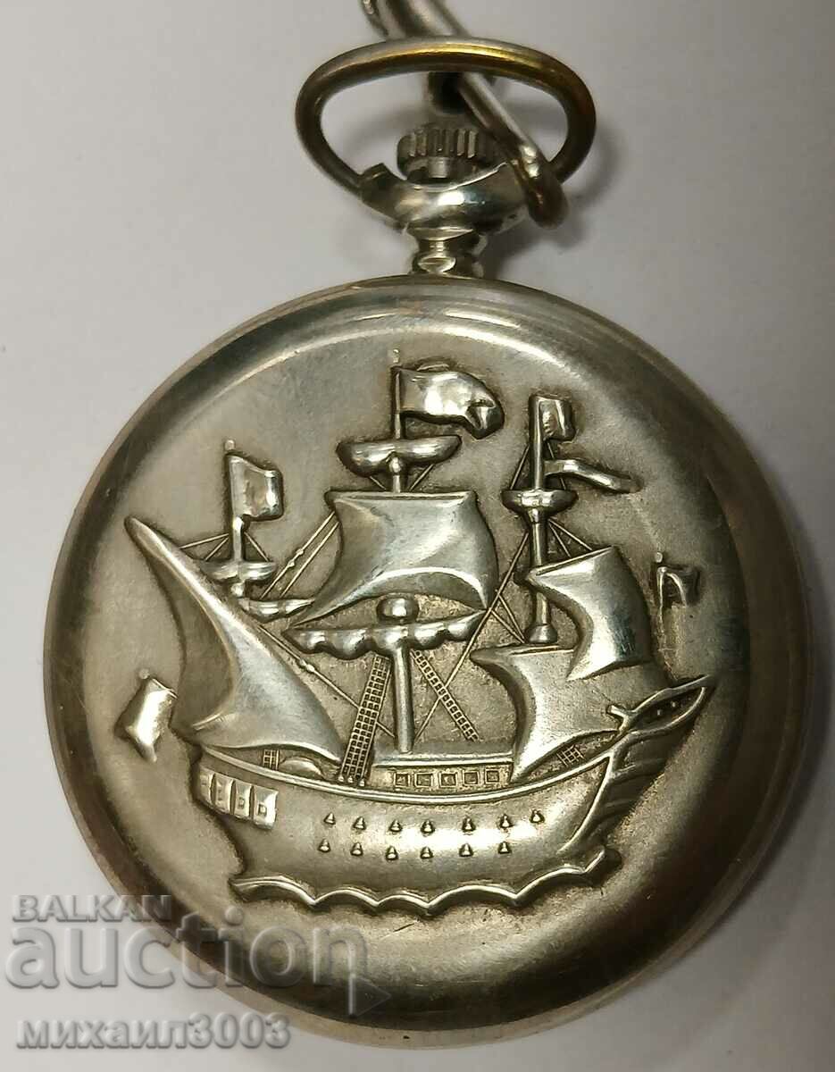 Auction THE MOLNI SOVIET POCKET WATCH Auction THE MOLNI SOVIET POCKET WATCH