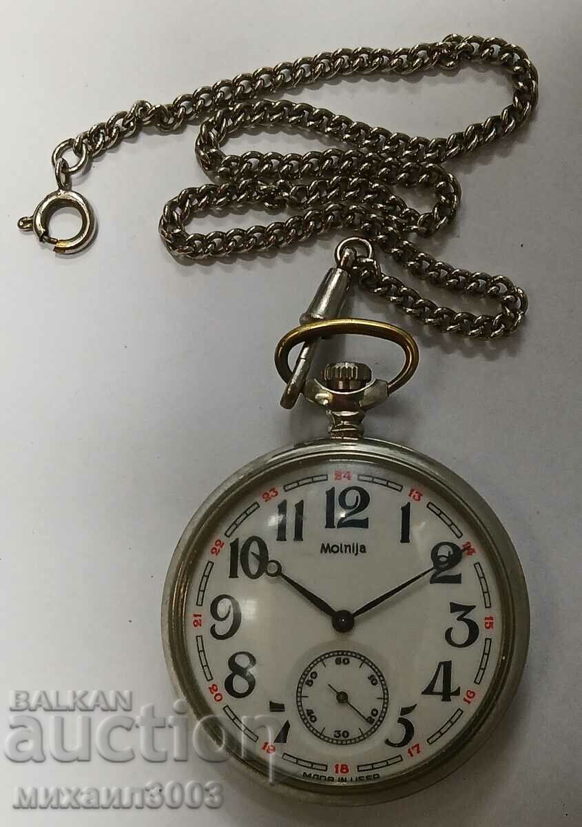 THE MOLNI SOVIET POCKET WATCH