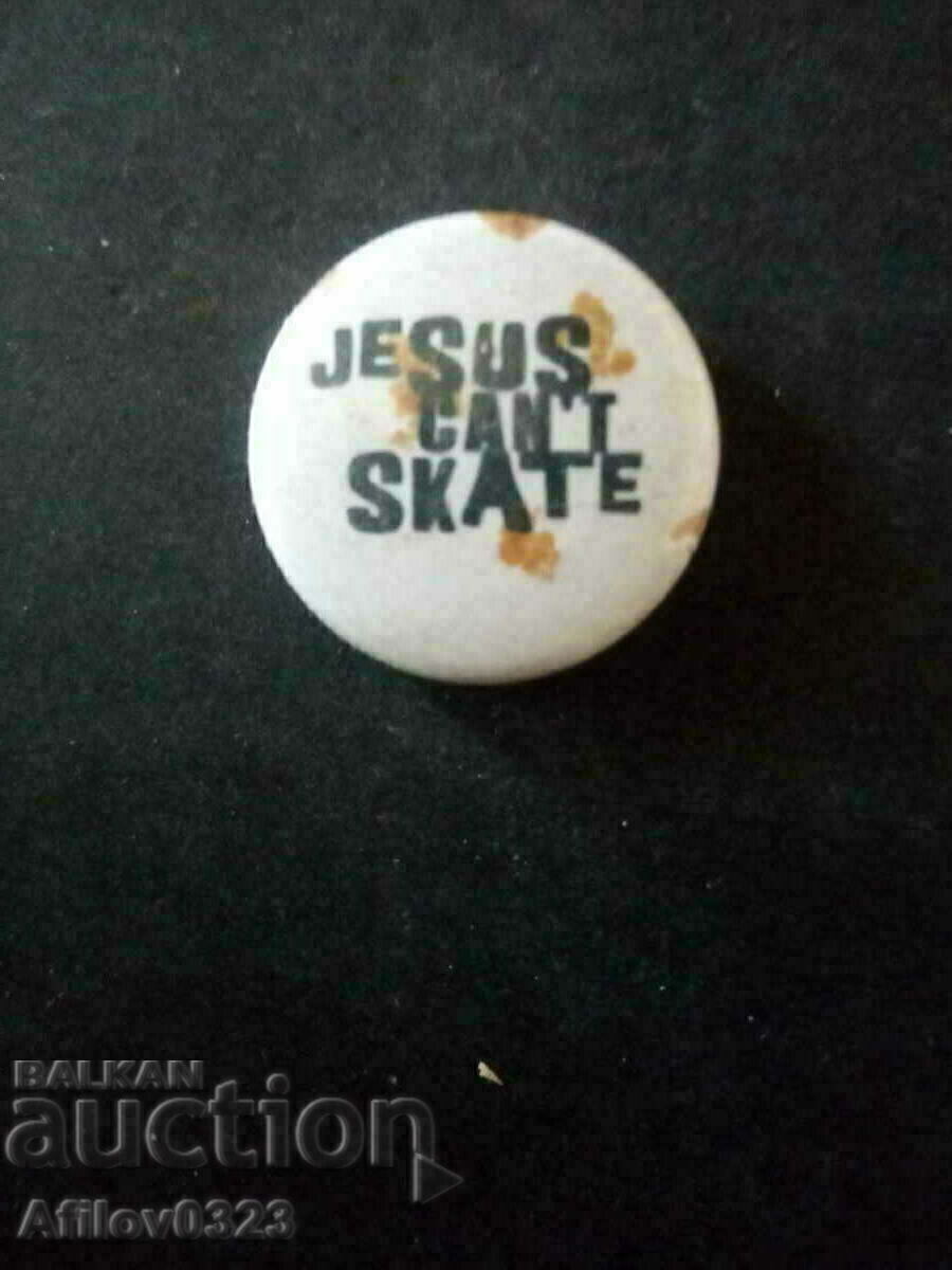 Jesus badge.