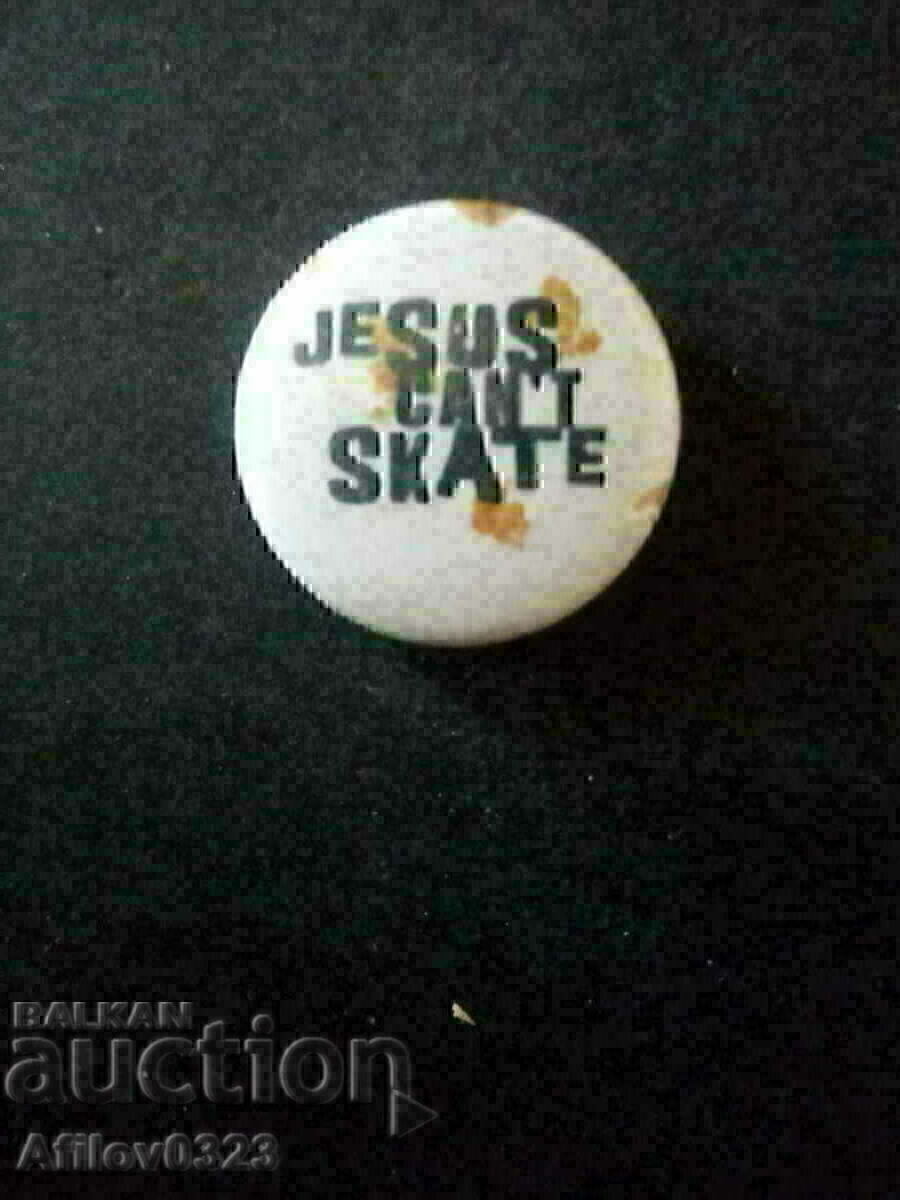 Jesus badge. Jesus badge.