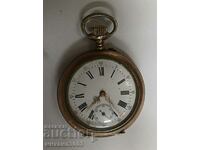 SOLID SWISS SILVER POCKET WATCH