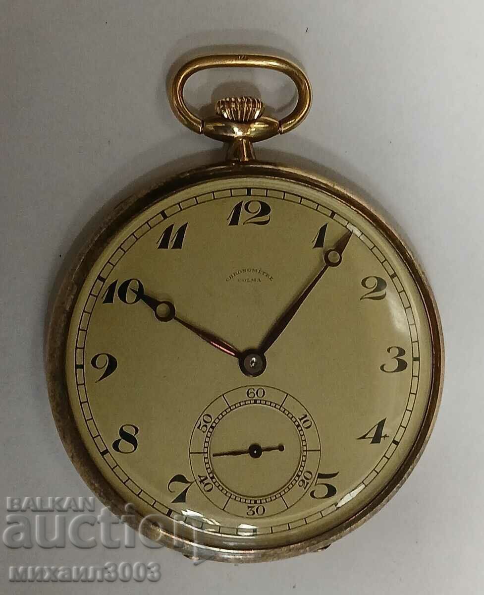 14K GOLD SWISS POCKET WATCH 14K GOLD SWISS POCKET WATCH