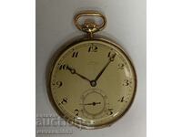 14K GOLD SWISS POCKET WATCH