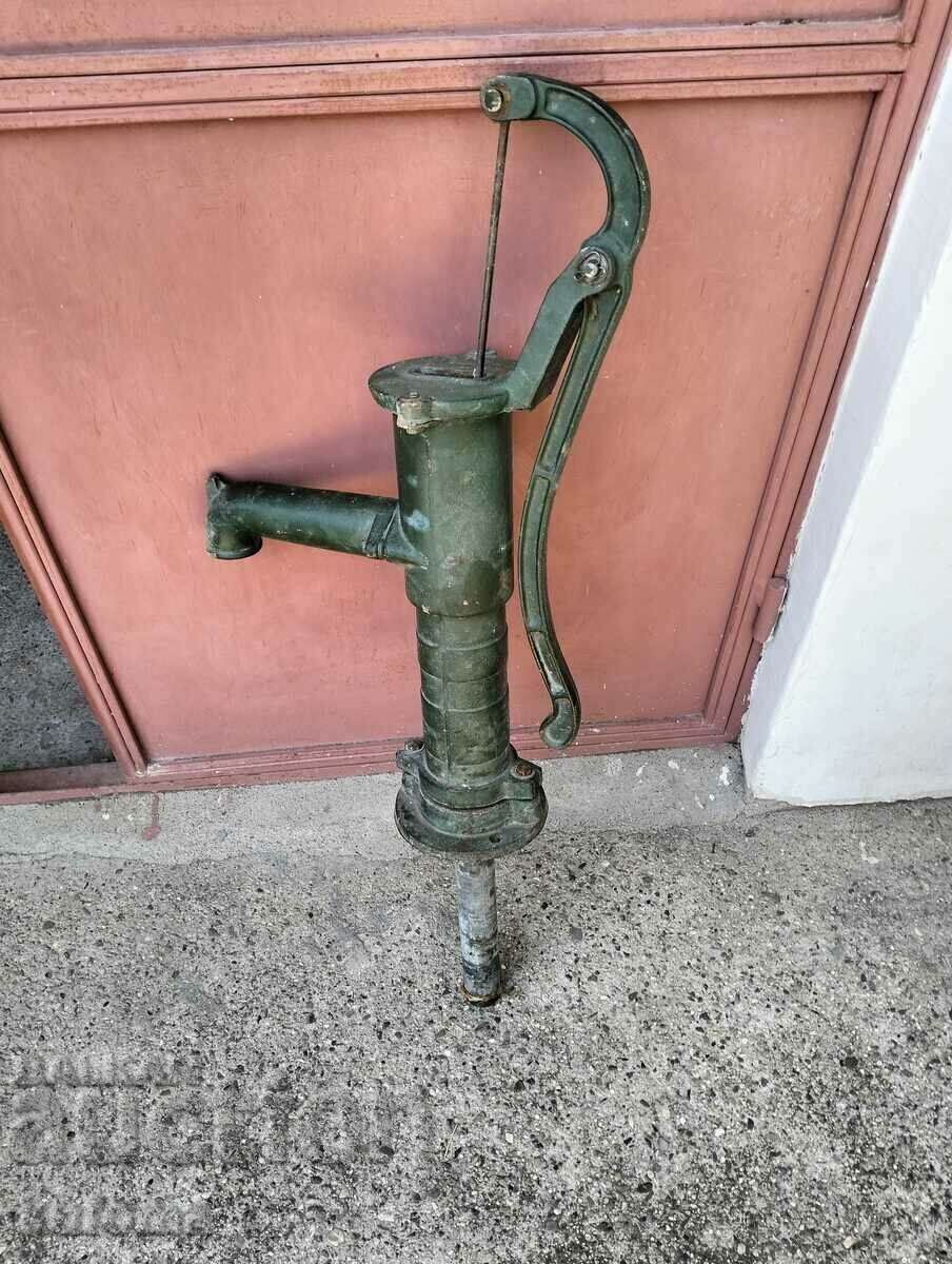 Hand pump for water