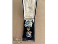 Serbian Order of St. Sava III century with box rare French issue 1910