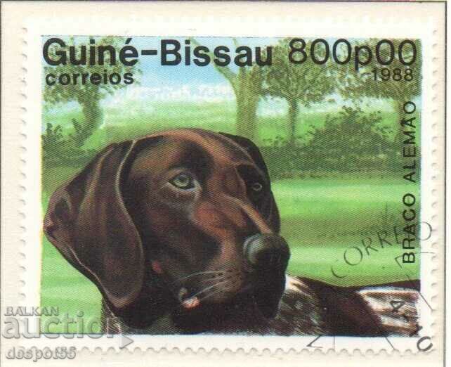 1988. Guineea Bissau. Nu e vina câinelui... CURIOSITATE!