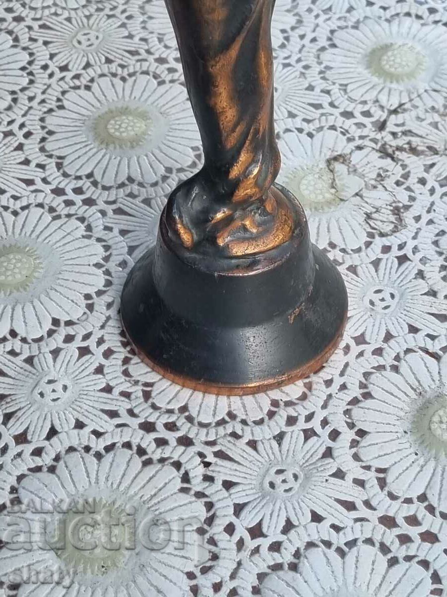 Sculptură veche din metal. Figura. - 7