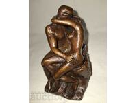 Old bronze figure statuette reproduction