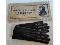 LADIES LEATHER GLOVES PILOT IN PACKAGING KINGDOM OF BULGARIA