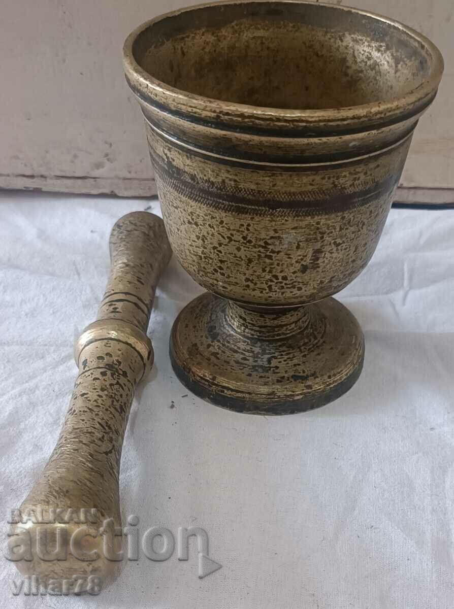 Auction Old bronze mortar Auction Old bronze mortar