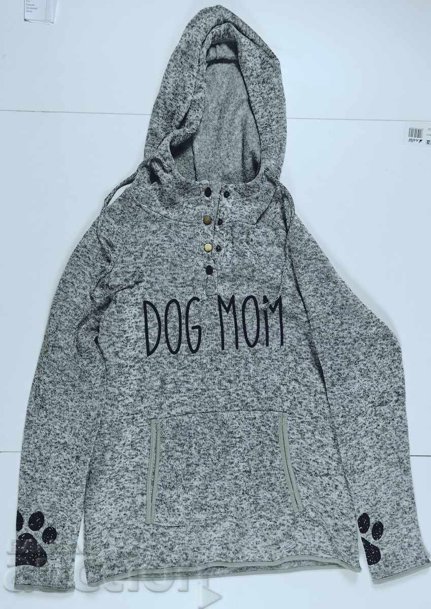 Women's SWEATSHIRT DOG MOM HOODIE Sport Tracksuit TOP