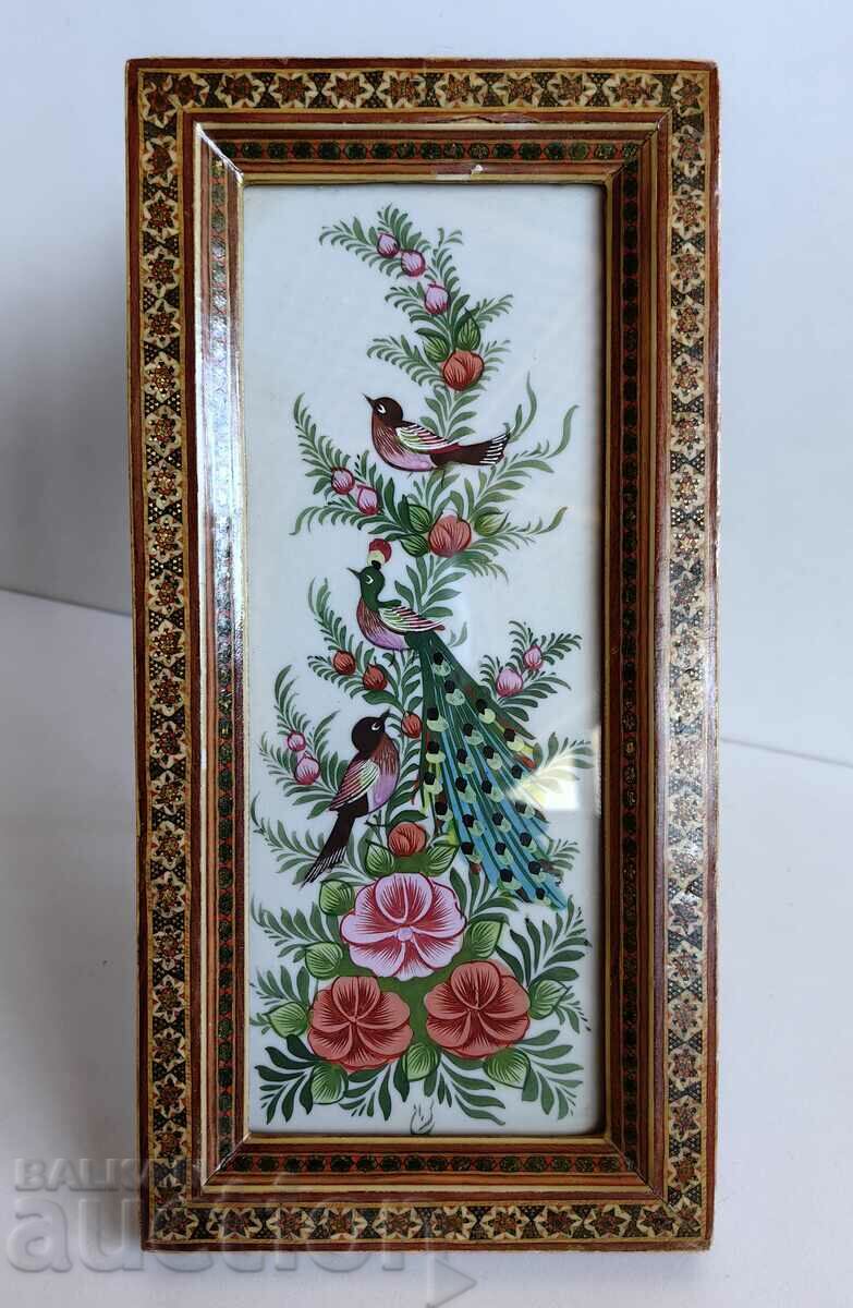 BEAUTIFUL PANEL PICTURE FRAME WITH MOTHER OF PEARL