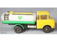 Old German metal toy BP tank truck model