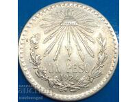 Mexico 1 peso 1924 16.57g silver