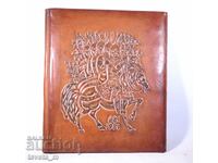 Retro Vintage 80's Luxury Leather Letter Folders