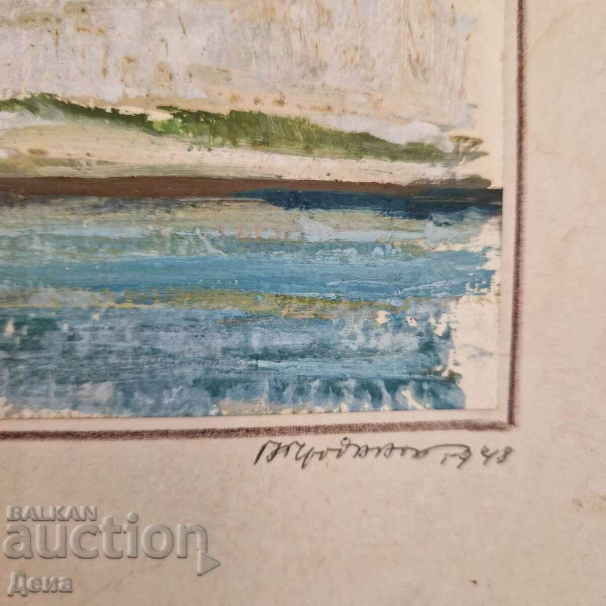 Delivery of Prodan Prodanov painting. Delivery of Prodan Prodanov painting.