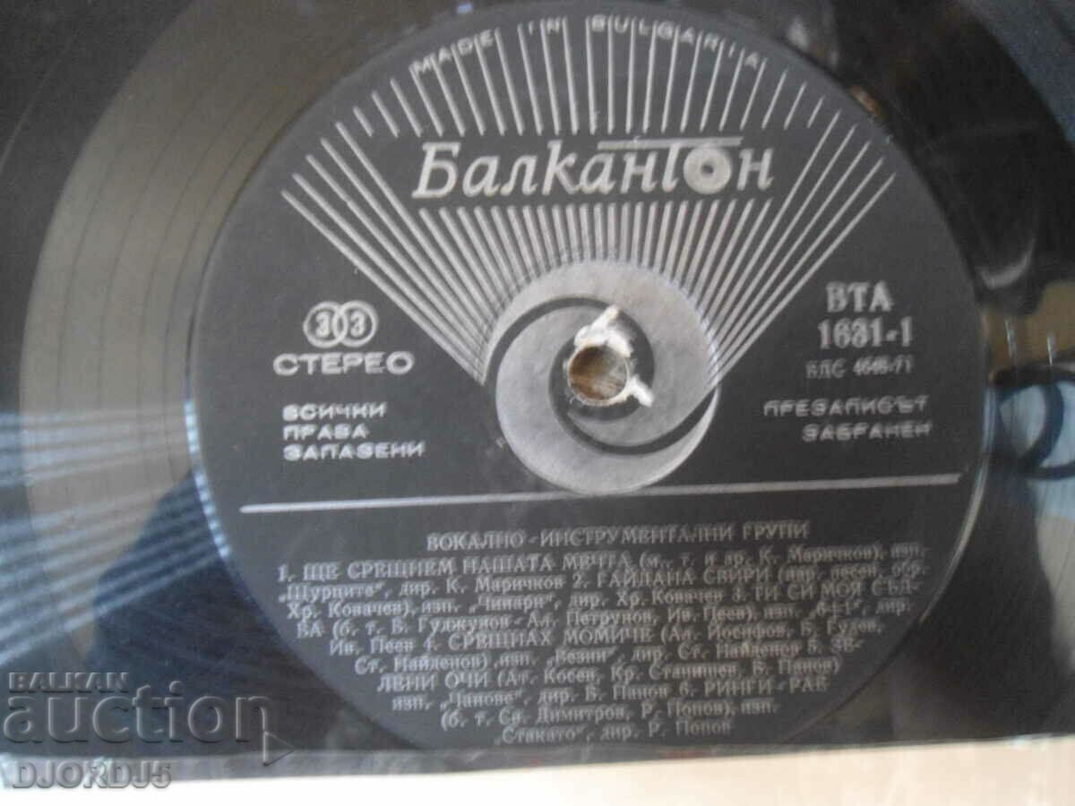 Grupuri vocal-instrumentale, BTA 1631, platou, mare