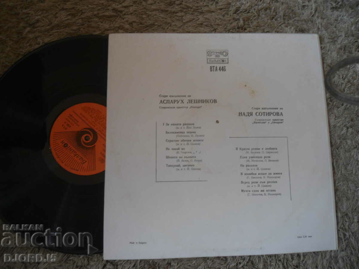 Asparukh Leshnikov, VTA 446, plate, large with price 4.00 BGN | € 2.05 Asparukh Leshnikov, VTA 446, plate, large with price 4.00 BGN | € 2.05