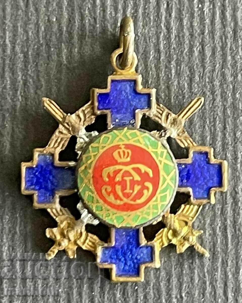 5794 Kingdom of Romania miniature order Star of Romania enamel with price 120.00 BGN | € 61.36 5794 Kingdom of Romania miniature order Star of Romania enamel with price 120.00 BGN | € 61.36