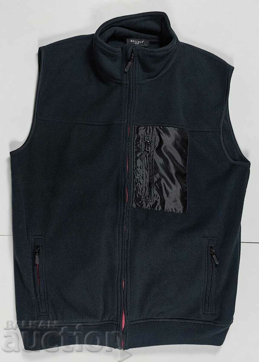 FLEECE VEST Bexleys Man SWEATSHIRT FLEECE WITH ZIP L