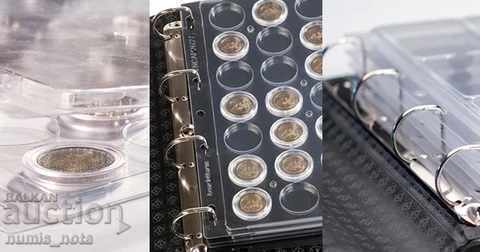 coin storage sheets in ENCAP capsules - 40/41 mm - 6 coin storage sheets in ENCAP capsules - 40/41 mm - 6